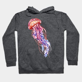 Jellyfish Watrercolor Hoodie